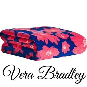 Vera Bradley Art Poppies Throw Blanket